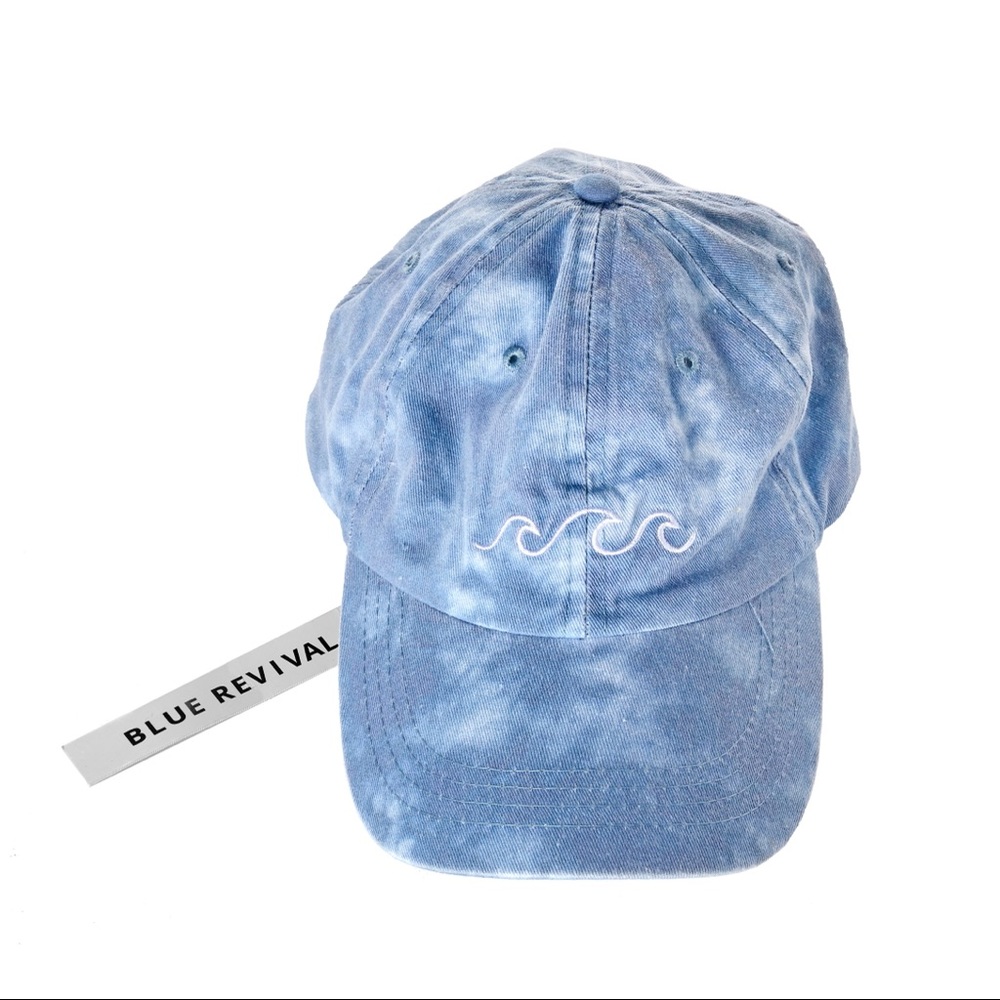 Blue Revival Tie Dye Vintage Baseball Hat